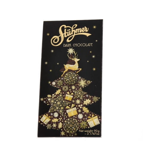 Étcsokoládé karácsonyi 90g