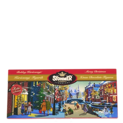 Karácsonyi csokoládé figurák bliszterben 80g