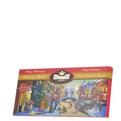 Karácsonyi csokoládé figurák bliszterben 80g
