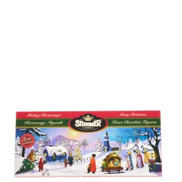 Karácsonyi csokoládé figurák bliszterben 80g