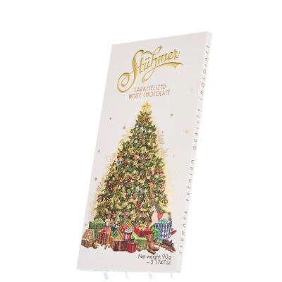 Karamellizált fehércsokoládé karácsonyi 90g