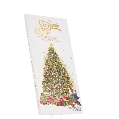 Karamellizált fehércsokoládé karácsonyi 90g