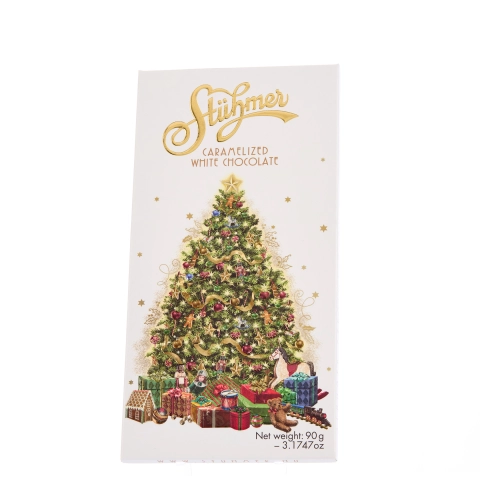 Karamellizált fehércsokoládé karácsonyi 90g