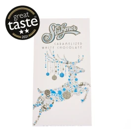 Karamellizált fehércsokoládé karácsonyi 90g