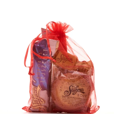 Mikulás csomag szütyőben 155g