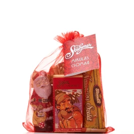 Mikulás csomag szütyőben 155g