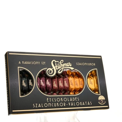 Stühmer étcsokoládés szaloncukor válogatás - 5 féle ízben 170g