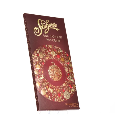 Narancsos étcsokoládé karácsonyi 90g