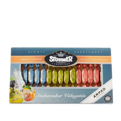 Pálinkás szaloncukor válogatás - 3 féle ízben 170g